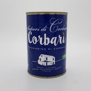 Corbara Pomodorino blik tomaten van hoge kwaliteit