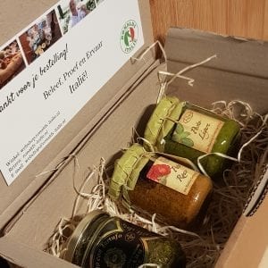 Pesto pakket tri colore drie geweldige pesto's in een pakket
