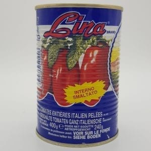 Pomodori Pelati van Lina brand uit zuid Italie