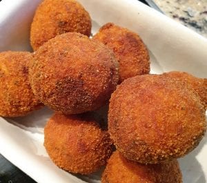 arancini streedfood uit Sicilie