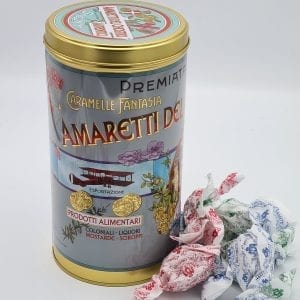 Amaretti koekjes uit Saronno in een prachtig retro blik