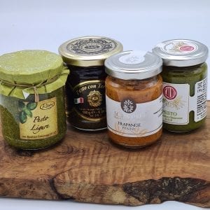 Pesto en sauzen