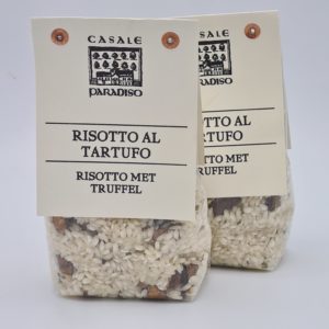 Truffel risotto met carnaroli rijst en zwarte truffel 1