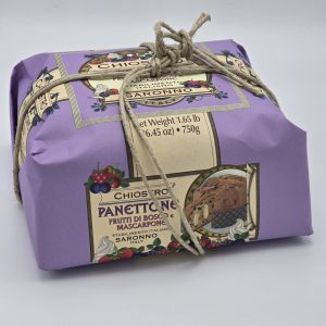 Chiostro bosvruchten mascarpone panettone heerlijk italiaans kerstbrood