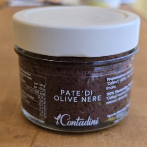 zwarte olijven tapenade van Contadini Pate olive nere