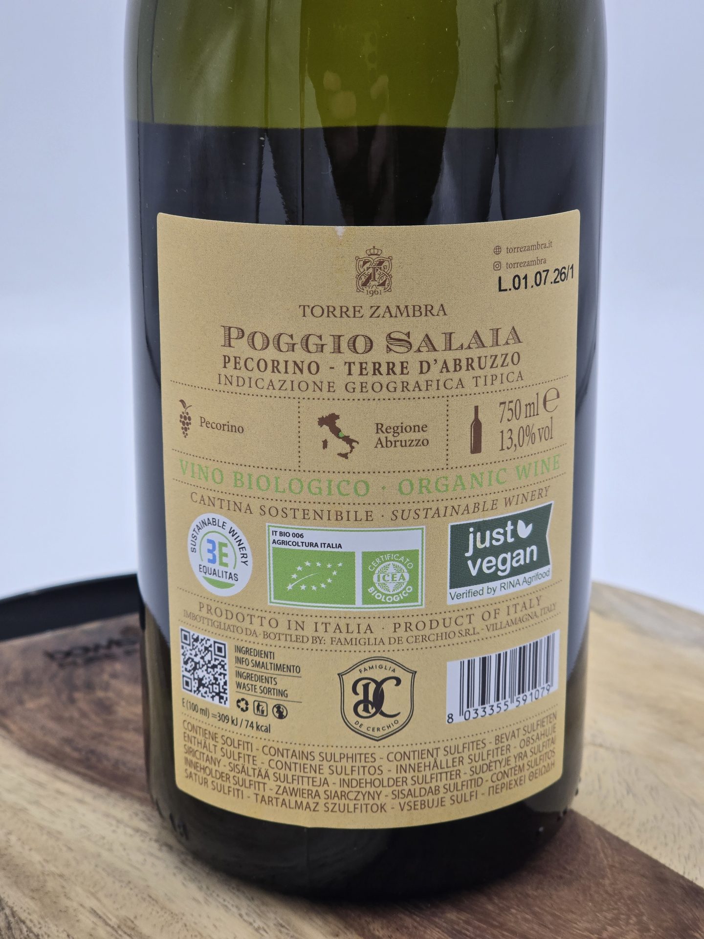 Torre zambra poggio salaia pecorino wijn uit Abruzzo 3 Torre zambra poggio salaia pecorino wijn uit Abruzzo 3