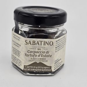 Tartufette di tartufo heerlijke truffel carpaccio
